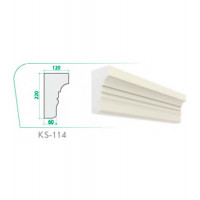 Карниз KS-114 (220x120x60x2000mm)