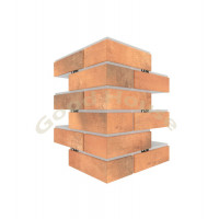 Большой угловой элемент термопанелей Good House с керамической плиткой CERRAD Loft Brick Curry УБ113-03  ППС, 243х365х456мм