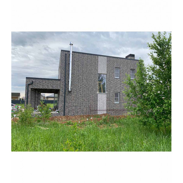 Термопанель Good House с керамической плиткой Березакерамика BRICK HOUSE Коричневый Т111-70 ППС, 1185х395мм 0,37м2