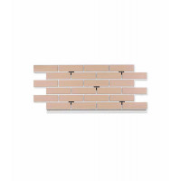Термопанель Good House с керамической плиткой Березакерамика Cream Natural R Т111-47 ППС, 1025х455мм 0,47м2