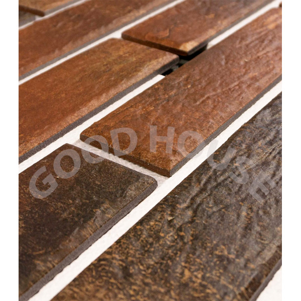 Термопанель Good House с керамической плиткой CERRAD Loft Brick Chili Т113-01 ППС, 1025х455мм 0,47м2