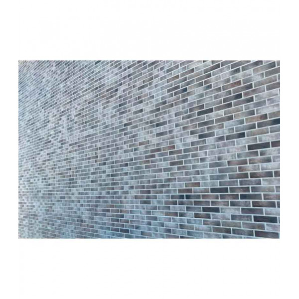 Термопанель фасадная рядовая Good House с керамической плиткой Loft Brick Pepper Т112-07 (ППС, 1025×455 мм, 0,47 м²)