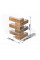 Малый угловой элемент термопанелей Good House с керамической плиткой CERRAD Loft Brick Chili УМ113-01 ППС, 110×240×455 мм